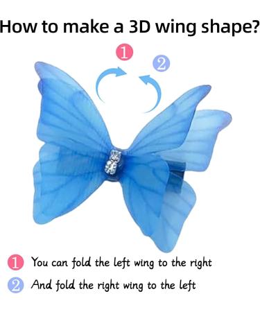 Butterfly Hair Clips 12 Pieces Cute Hair Clip Colorful Hair Clips for Girls Hair Accessories for Teens Women Hair Accessories Barrettes Butterfly Snap Hair Clips - Buy Online on GoSupps.com