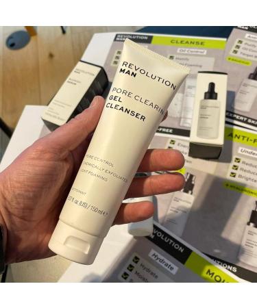 Revolution Man Pore Clearing Gel Cleanser 150ml - Buy Online on GoSupps.com