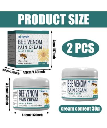 Beeengift Pain Cream - 2 Piece Bee Venom Therapy Gel for Joint & Bone Relief | Soothing Ointment for Pain Management - Buy Online on GoSupps.com