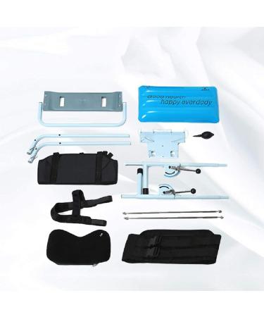 Wolves Lumbar Traction Device - Portable Back Pain Relief | Improve Spinal Alignment & Lumbago Treatment (Black) - Buy Online on GoSupps.com
