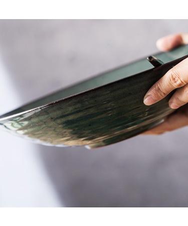 Ceramic Bowl Retro Cutlery Bulk Kitchen Living Room Fruit Restaurant Creative Round Deep Dish Simple Personality Dessert Bowl 8 Inch 1000ml - Buy Online on GoSupps.com