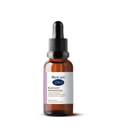 BioCare Nutrisorb Methylfolate | High Potency Liquid Folate | Immunity Energy Methylation & Pregnancy Support - 15ml - Buy Online on GoSupps.com