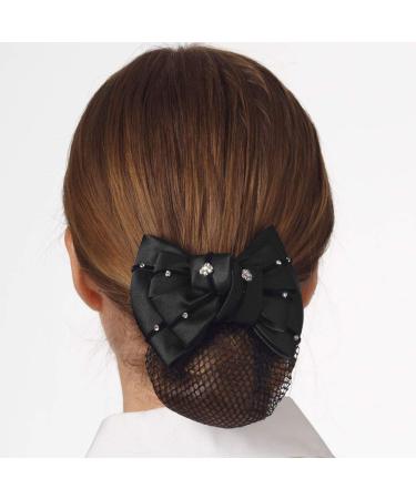 Ovation Premium Show Bow-Black Gem Floral