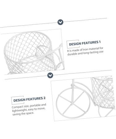 Ipetboom Iron Bicycle Hollow Wrought Iron Candy Box White - Buy Online on GoSupps.com