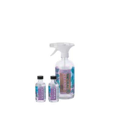 Kitchen and Bath Cleaner Concentrate Natural Household Cleaning Supplies Natural Cleaner Foaming Cleaner 2-2oz Unscented concentrate refills 16oz glass spray bottle (empty) Foaming Kitchen & Bath Kit