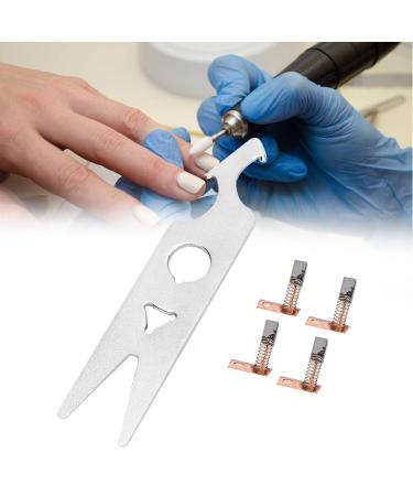 Carbon Brush Set for Nail Drills - 2 Pairs Handpiece Accessories & Wrench for Salon & Home Use - Buy Online on GoSupps.com