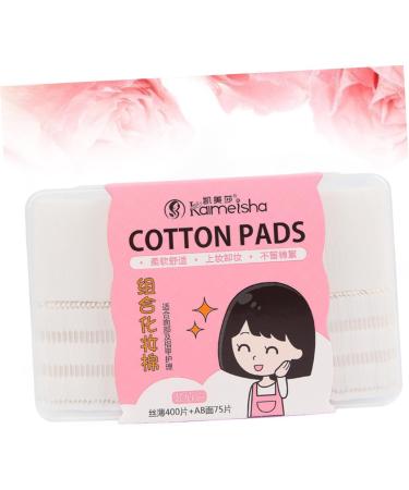 minkissy 2 1 Nail Polish Remover Pads Makeup Remover Pads Personal Care Wet Wipes Makeup Cotton Wipes Disposable Hand Wipes First Aid Wipes Face Wipes White Double Sided Powder Puff White 5.8X5.3CM - Buy Online on GoSupps.com