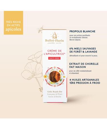 Ballot-Flurin Apicultrice Anti-Ageing Cream - Buy Online on GoSupps.com