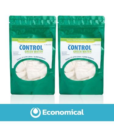 Swell Control Green Water 2 Pack. Pond Clear Water Treatment and Pond Cleaner Green Water Control - Buy Online on GoSupps.com