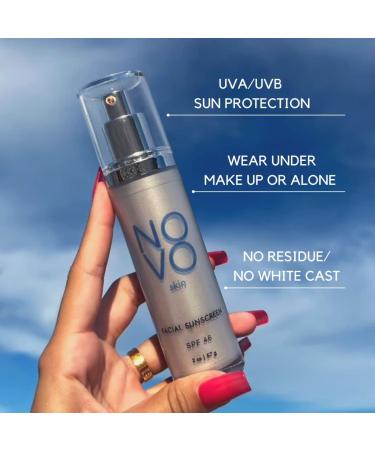 Collagen Boosting Sunscreen & Moisturizer SPF 45 | Anti-Aging Broad Spectrum Non-Greasy Zinc Oxide | Hyaluronic Acid & Niacinamide | 2.0 oz Pump - Buy Online on GoSupps.com