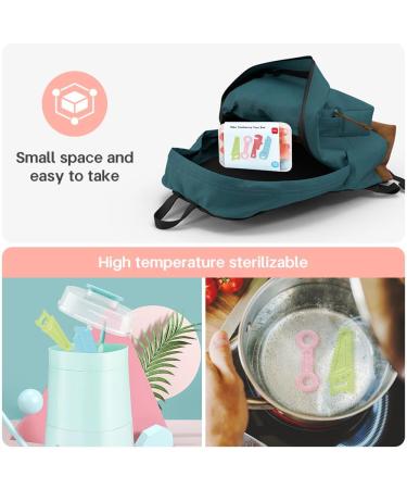 Airfish Baby Teething Toys | BPA-Free Soft Silicone Bite Rings for Babies - 4 Pack Pink Blue Red Green | Easy-to-Hold Handles - Buy Online on GoSupps.com