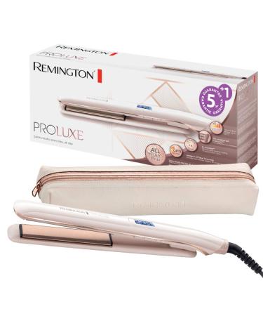 Remington smoothing iron Proluxe (optiheat technology for long-lasting styling results in just one train & ultimate-glide ceramic coating) LCD display 150-230 C hair straightener S9100 hair straightener single - Buy Online on GoSupps.com