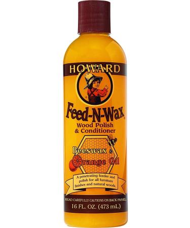 Howard FW0016 Wood Polish & Conditioner 16oz - Orange (2 Pack) - Buy Online on GoSupps.com