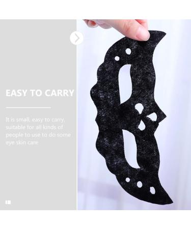 FRCOLOR 100 Sheets Bamboo Charcoal Eye Mask Paper - Non Woven DIY Cold Eye Patches | Professional Sleeping Mask for Travel - Buy Online on GoSupps.com