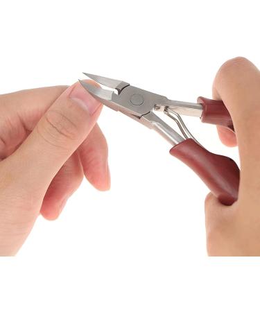 SVAASA Nail Clippers Nail Art Cuticle Clipper Scissors Manicure Pedicure Dead Skin Romover Nipper Tool Stainless Steel Pliers Fingernail Toenail - Buy Online on GoSupps.com