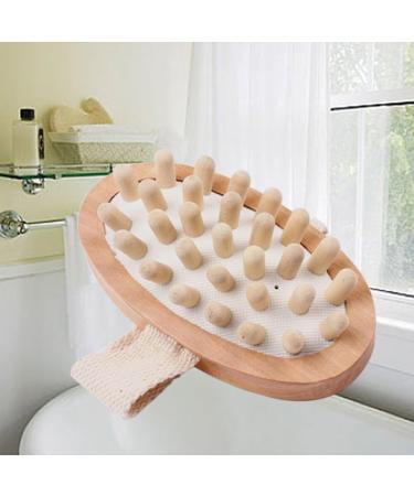 Yardwe Wooden Cellulite Massage Body Massager for Hair Stimulation and Skin Exfoliation - Buy Online on GoSupps.com