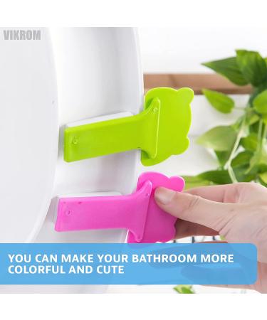 4Pcs Toilet Seat Lifter Tool - Self-Adhesive Handle for Touch-Free Lid Lifting - Portable and Hygienic Toilet Seat Cover Lifters - Buy Online on GoSupps.com