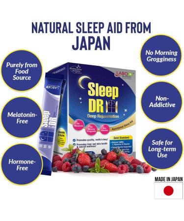 LABO Nutrition Sleep DR (Deep Rejuvenation) with Natural GABA, L-theanine, Glycine Melatonin-Free, Nutritional Sleep Aid - Buy Online on GoSupps.com