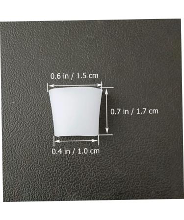 Bunion Toe Gel Protector Sleeves - 10pcs Silicone Rubber Bands for Men and Women - Hammer Toe Spacers - Toe Nail Patch - White Gel Splints - Buy Online on GoSupps.com