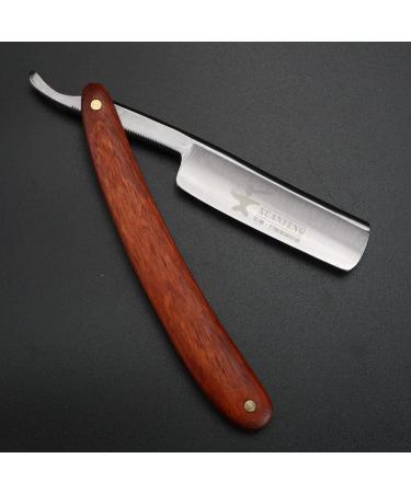 Xuan FENG Zambian Bloodwood Folding Razor - Tempered Steel High Hardness & Sharp Straight Razor for Men - Premium Quality Shaving Tool - Buy Online on GoSupps.com