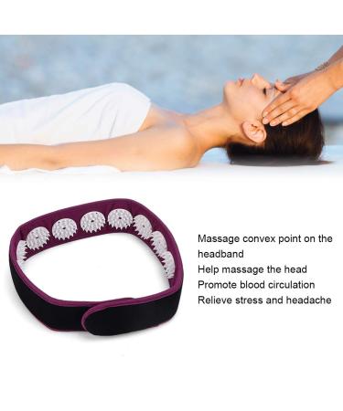 ANGGREK Portable Acupuncture Headband for Pain Relief | Yoga & Fitness Massage Headband (Purple) - International Shipping Available - Buy Online on GoSupps.com