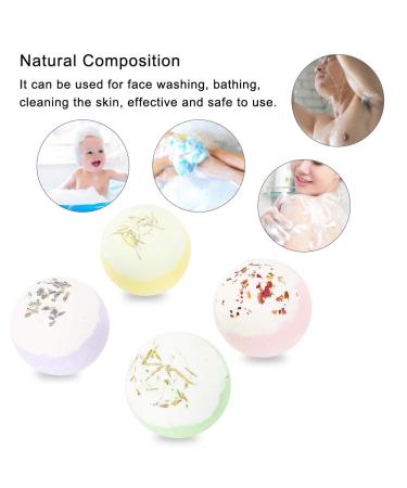 4PC Handmade Bath Bombs Set | Dried Flower & Essential Oil | Moisturizing & Whitening | Ideal Gift for Children Women & Girls - Buy Online on GoSupps.com