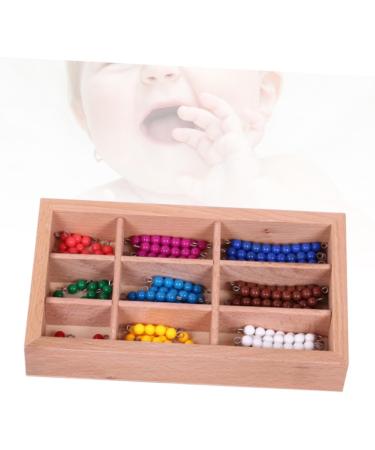 ibasenice kidcraft playset Jewelry kit Toddlers Toys Kids playset Toys for Kids Toy for Kids Bamboo Jewelery Making Beads Craft Beads Kits Colorful Acrylic Beads Beaded Suite Child medium Picture 1 - Buy Online on GoSupps.com