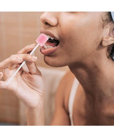 Healifty Disposable Oral Swabs - 100pcs Unflavored Sterile Mouth Swabs for Elderly - Pink Sponge Swabs - Buy Online on GoSupps.com