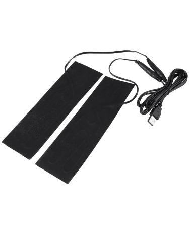 1 Pair USB Heater 5V USB Heating Pad Electric Heating Film Heating Pads for Warming Feet