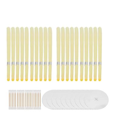 20 Ear Wax Candles - Premium Ear Candle Tool Kit with Ear Care Pad for Safe and Effective Ear Cleaning - Buy Online on GoSupps.com