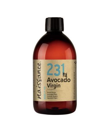 naissance Virgin Avocado Oil 16 fl oz - Pure & Natural  Unrefined  Cold Pressed  Vegan  Hexane Free  Non GMO - Natural Moisturizer for Body  Face  Hands and Hair
