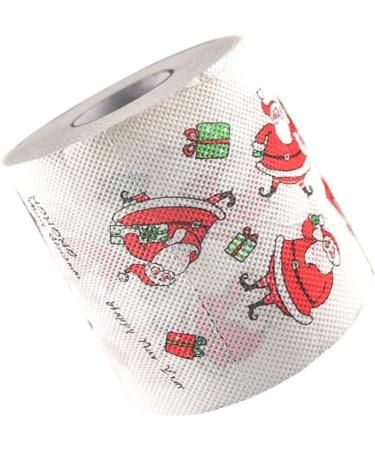 Amosfun Christmas Santa Toilet Paper Tissue Napkin Prank Fun Birthday Party - Buy Online on GoSupps.com