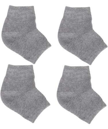 Healeved 6 Pairs Moisturizing Gel Socks Heel Sleeves Protectors Anti-Crack Socks Toeless Spa Socks Foot Socks Crack Heel Socks Spa Gel Socks Men and Women Pink Ordinary Casual Socks - Buy Online on GoSupps.com
