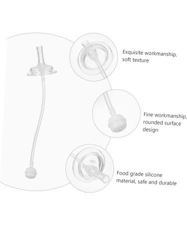 Ibasenice 12 STK Reusable Silicone Straws - Straw Sippy Cup Converter Kit for Baby Bottles - Eco-Friendly Pebble Gel Milk Cup - Transparent (3 Pack) - Buy Online on GoSupps.com