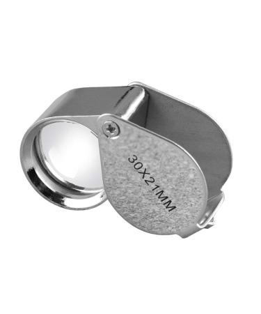 Dceer Pocket Magnifier 30 Times More Power Small Portable LED Light Magnifier Made in China