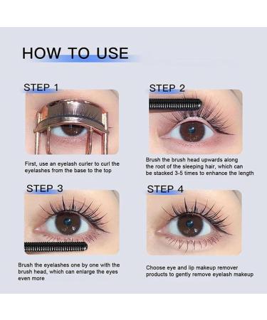 Arlio Iron Wand Mascara Arlio Non-Smudging Mascara Vivavogue Lash Metal Mascara Wand Iron Wand Mascara Waterproof 3D Curling Eyelash Iron Mascara Long Lasting Mascara Volume And Length. (Black) - Buy Online on GoSupps.com