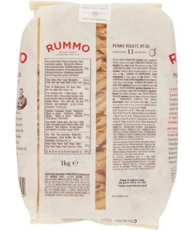  Italian Gourmet E.R. Rummo Penne Rigate No. 66 Durum Wheat Semolina Pasta 1 kg + Italian Gourmet Box Tomato Pulp 400 g - Buy Online on GoSupps.com