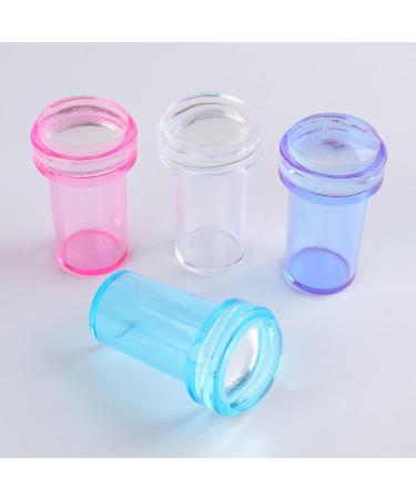 wirlsweal Nail Art Stamper Easy Storage Portable Reusable Nail Tool Stamp Seal for Fingernails Nail Tool Stamp Anti-dust for Female Transparent - Buy Online on GoSupps.com