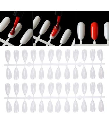 480pcs Transparent Art Fake Nails - Fashionable ABS Manicure Tools for Nail Salons | International Shipping - Buy Online on GoSupps.com