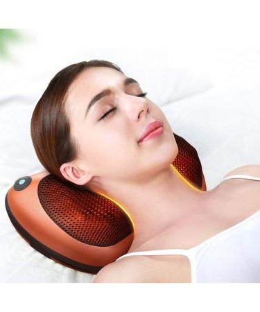 Pokar Shiatsu 3D Massage Pillow with Heat - Electric Neck Shoulder & Back Massager for Home Office & Car - Buy Online on GoSupps.com
