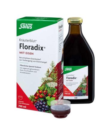 Salus Salad Herbal Blood Floradix lot de 3 (3 x 700 ml)