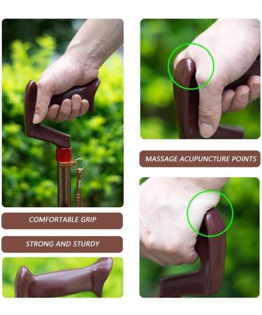 Walking Stick Seat Folding Stool Switch Sticks Three Legged Seat Stick Height Adjustable Aluminum Alloy 5 Gear Adjustment Static Loading 200Kg for Elder Parents Gift - Buy Online on GoSupps.com