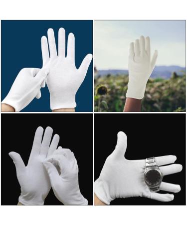 PATKAW 12 Pairs Moisturizing Overnight Gloves Working Cotton Gloves White Cotton Gloves for Dry Hands - Buy Online on GoSupps.com