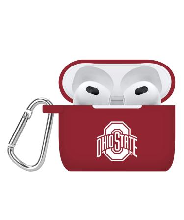 AFFINITY BANDS Ohio State Buckeyes Silicone Case Compatible with Apple AirPods Gen 3 (Crimson)