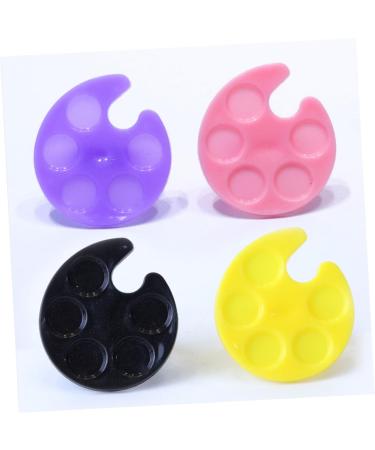 Palette de Bagues de Manucure Mini Plastique Anneaux M langeurs de Vernis Ongles Portables pour Professionnels et Amateurs Art Ongulaire - Buy Online on GoSupps.com