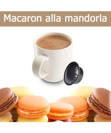 KICKKICK 10 Almond Macaron Capsules compatible with Lavazza A Modo Mio Soluble Drink in Pods - Buy Online on GoSupps.com