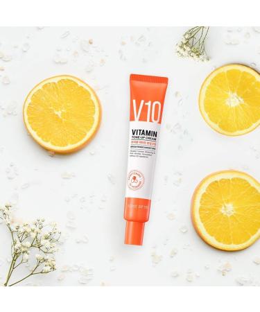 Some By Mi V10 Vitamin Tone-Up Cream 50ml - Brightening & Moisturizing Skincare - Buy Online on GoSupps.com