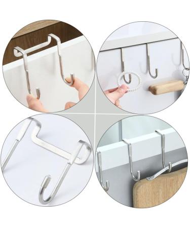 GLEAVI 3pcs Cabinet Hooks Key Hanger Hat Hooks Multi Hanger Hooks for Home Cupboard Wall Hanging - Buy Online on GoSupps.com
