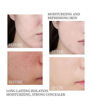 3PCS Skin Tone Adjusting CC Cream SPF 50 Set - Primer, Moisturizer, Concealer | Brightens, Color Corrects, Self-Adjusting Formula for Mature Skin | Natural Shade - Buy Online on GoSupps.com