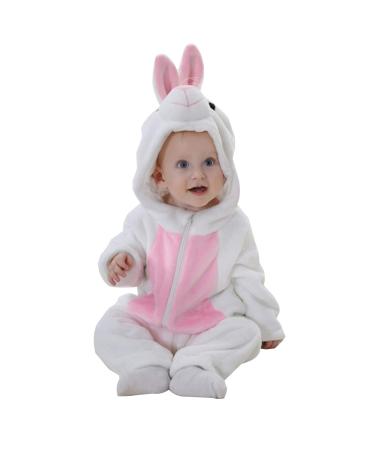WSLCN Unisex Baby Toddlers Romper Jumpsuit Hooded Cartoon Pyjamas Sleepsuits 21-j 18-24 Months